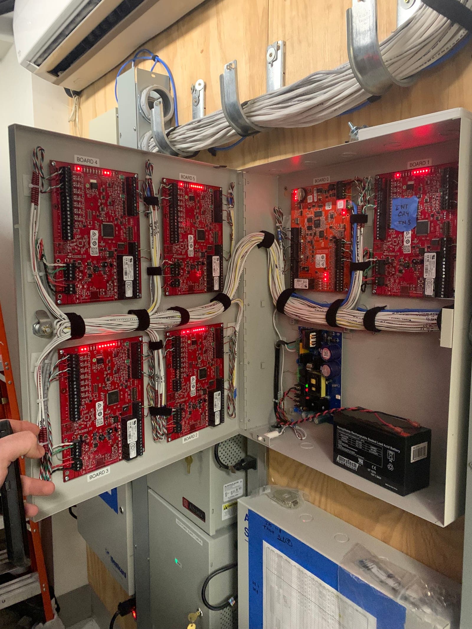 LoVolta Lenel access control panel head-end installation NYC
