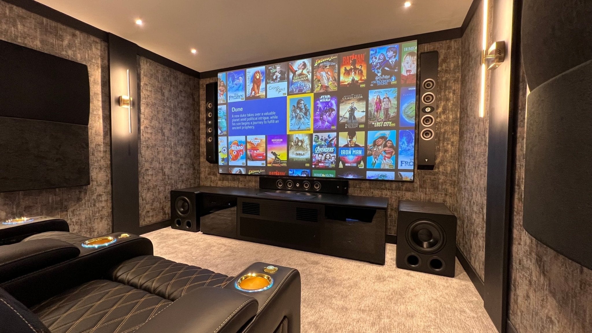 LoVolta distributed audio and speaker system installation